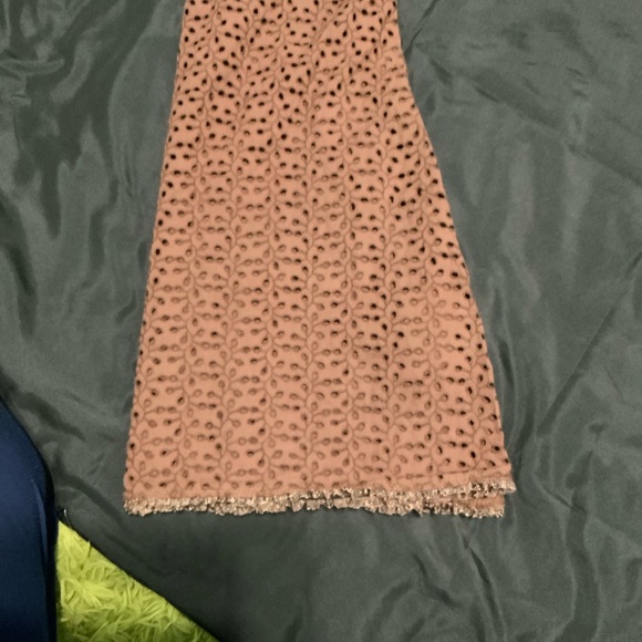 Vintage indie granola Eyelet Mini Dress - Picture 14 of 16